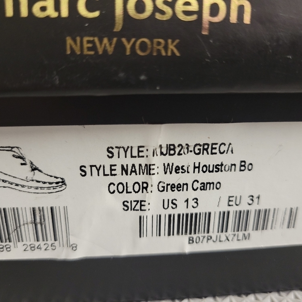 NIB Marc Joseph West Houston Camo Green Kids Bootie - Picture 5 of 5